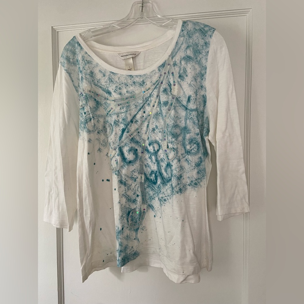 Christopher & Banks 3/4 sleeve top